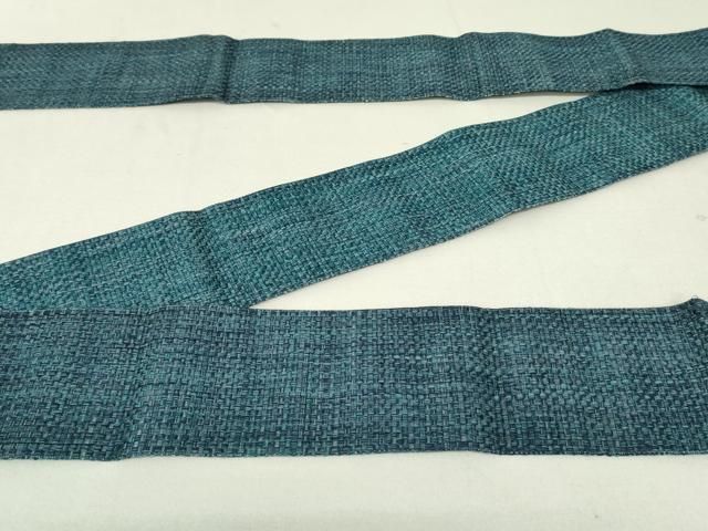 平和屋着物●本場筑前博多織　男性　角帯　霞文　正絹　逸品　DAAT7717ob 平和屋着物○本場筑前博多織 男性 角帯 霞文 正絹 逸品 DAAT7717ob