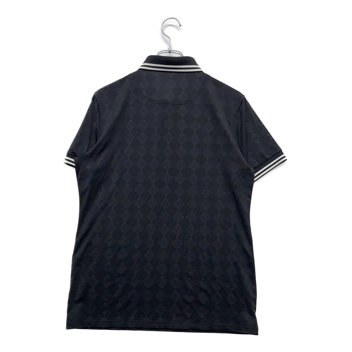 未使用　アドミラル　Ｌ 中古 メンズ アドミラルゴルフ Admiral Golf 半袖ポロシャツ L 黒