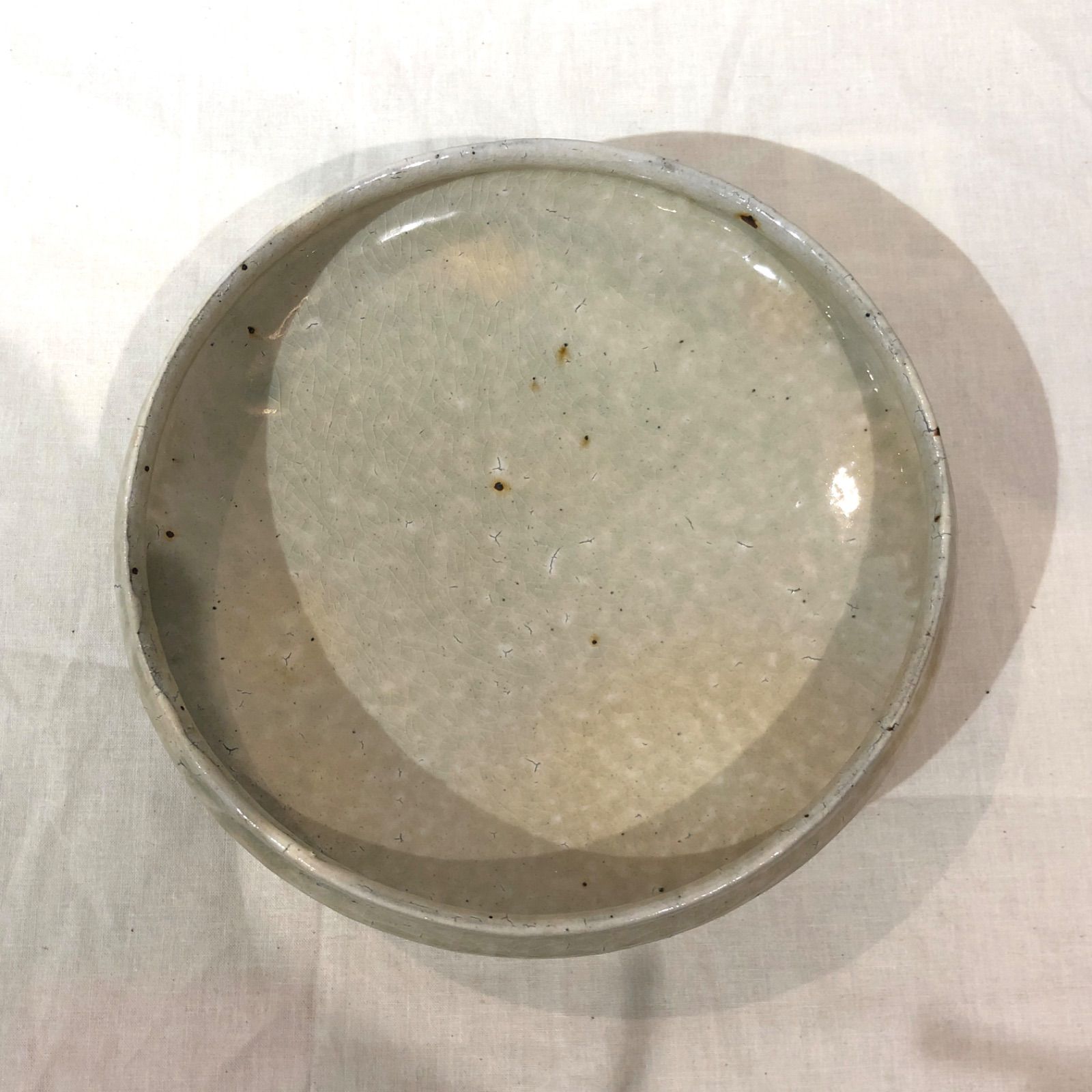 益子焼 中村哲雄 粉引丸縁7寸鉢 - メルカリ