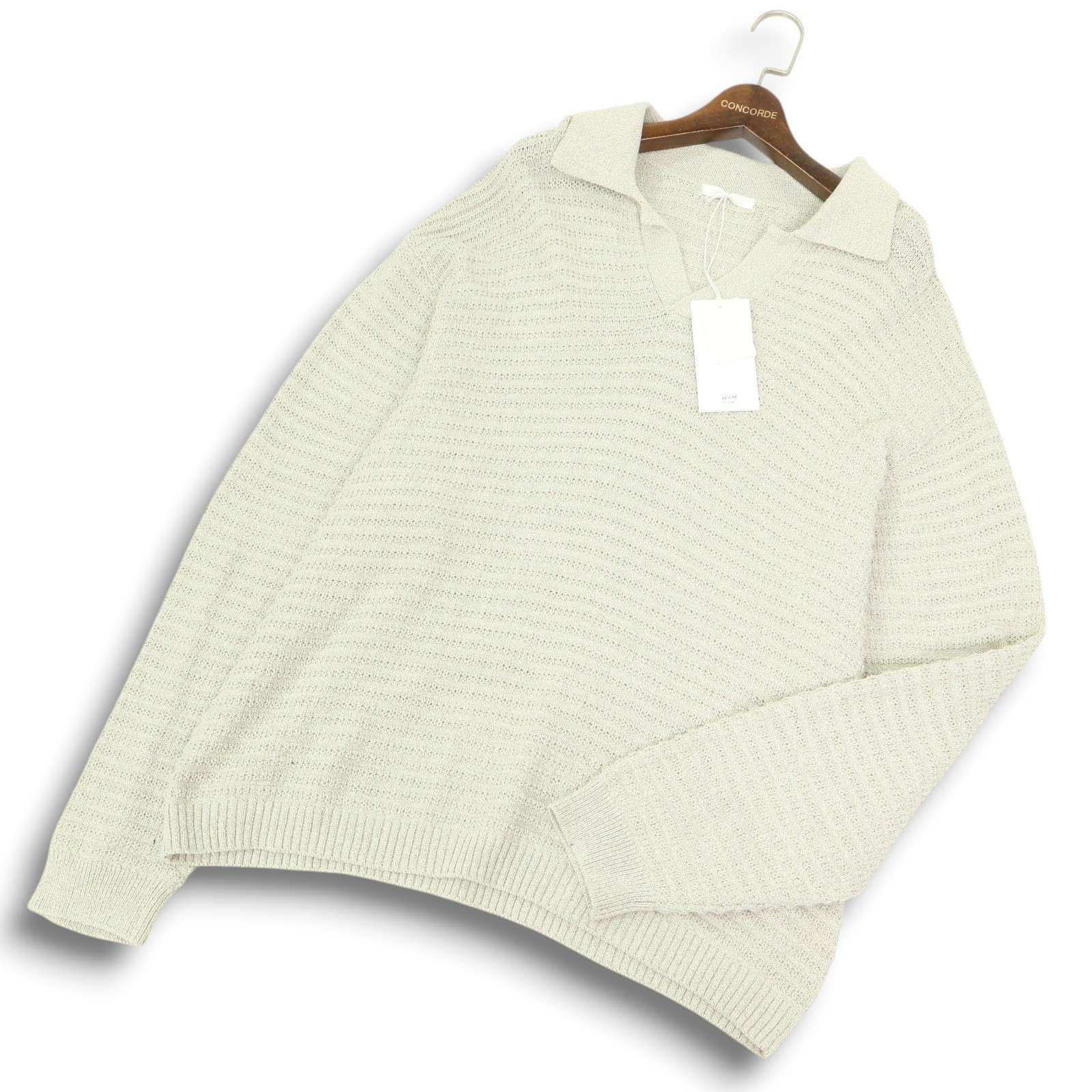 新品 未使用】WYM LIDNM ウィム リドム 通年 ボーダー☆ スキッパー 