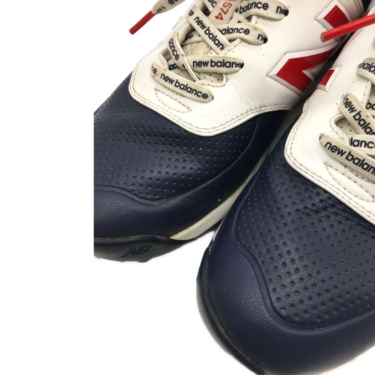 New Balance ゴルフシューズ ホワイト/ネイビー/レッド New Balance