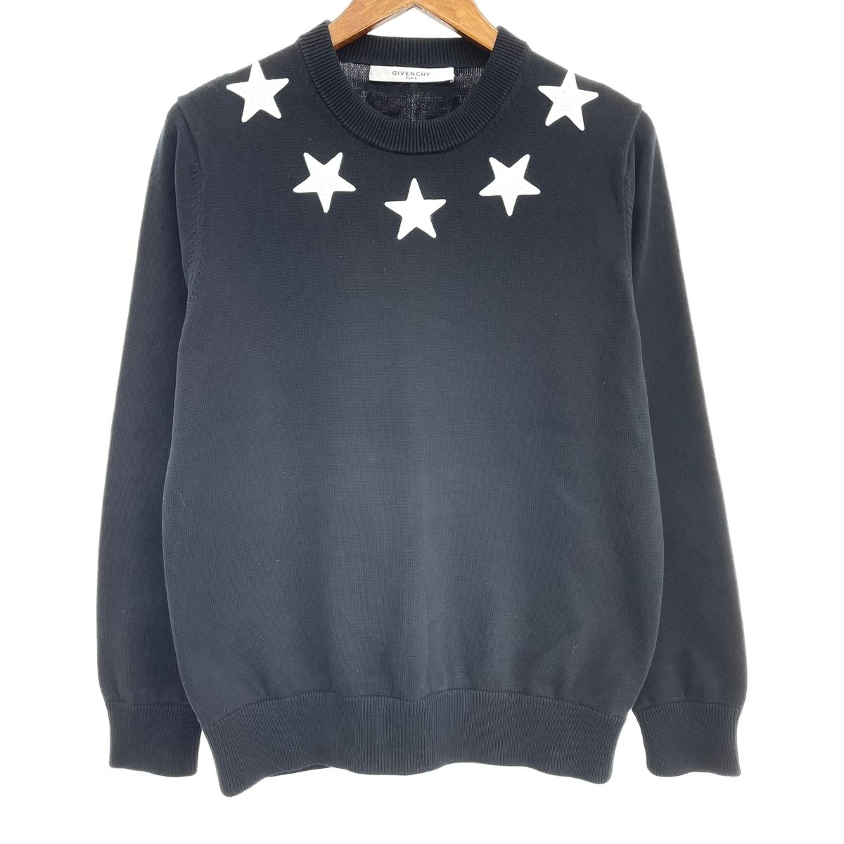 GIVENCHY ジバンシー　オフショルダーニット 良好 GIVENCHY ジバンシィ クルーネックニット サイズ:S 16S