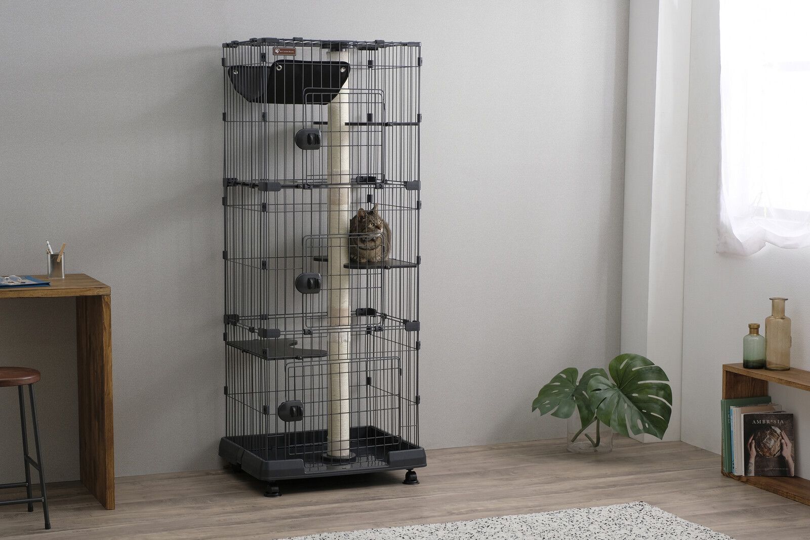 キャットランドケージ スリムタイプ 69cm ♪［アイリスオーヤマ］キャットランドケージ ［幅69cm］ スリム猫ケージ