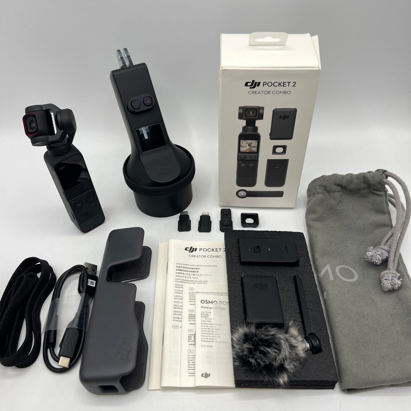 DJI POCKET 2 Creator Combo OP2CP2 防水ケース付き ハンドヘルド アクションカメラ 4K ポケット クリエーター コンボ 本体