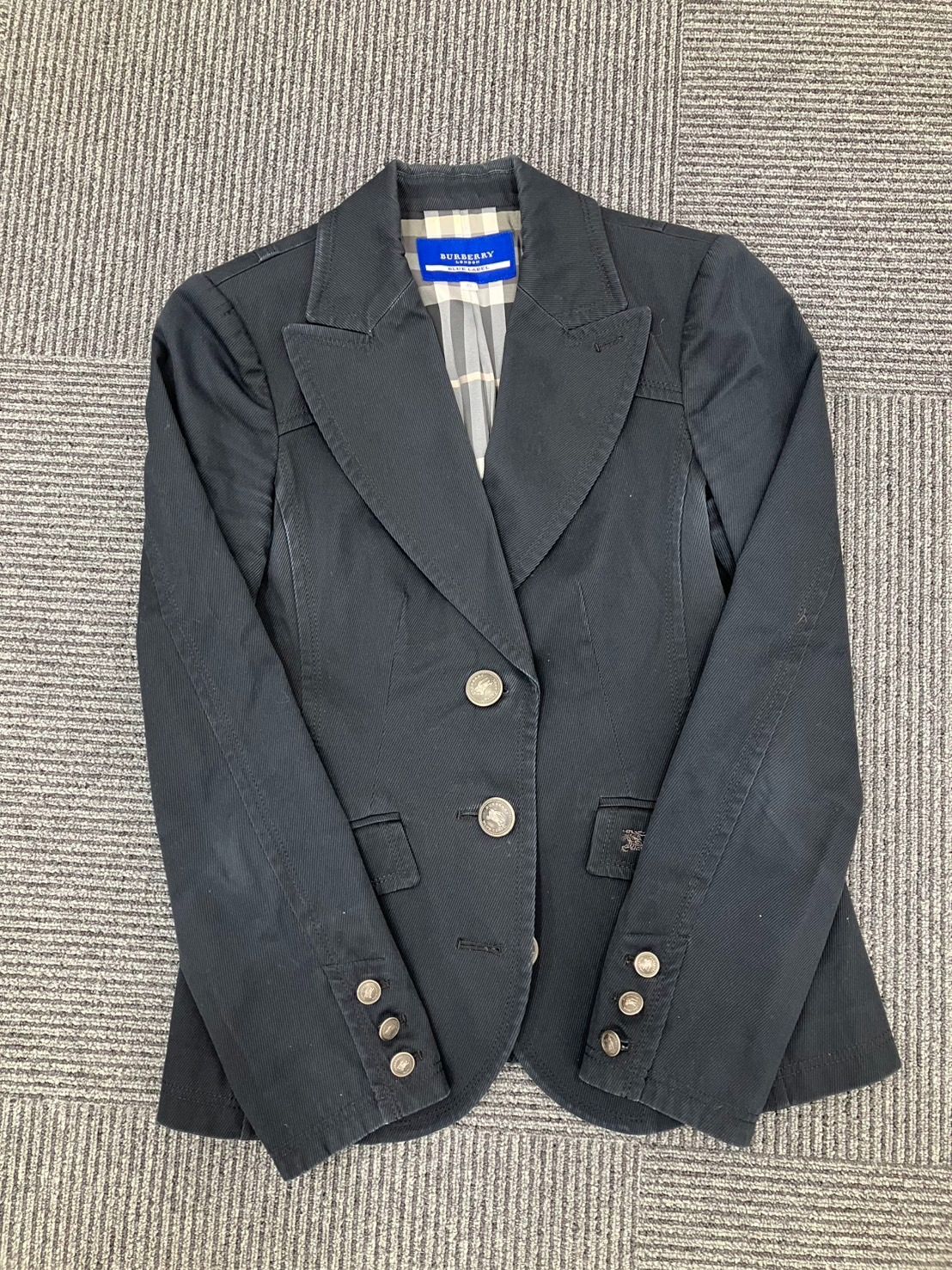 バーバリージャケット BURBERRY - バーバリーズ 90s オールド ウール 千鳥柄
