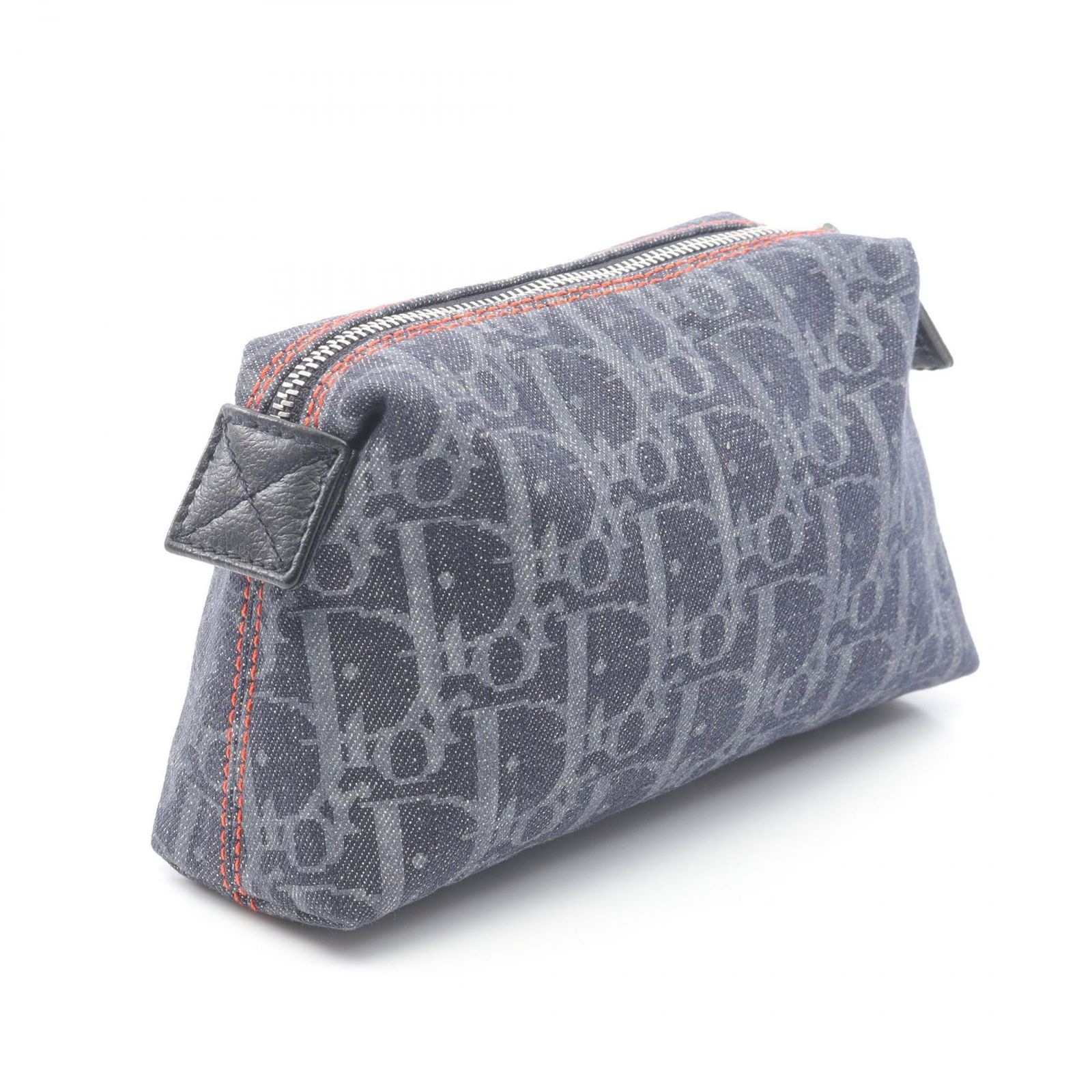 クリスチャンディオール トロッター フライトポーチ デニム Christian Dior denim trotter flight accessories makeup pouch