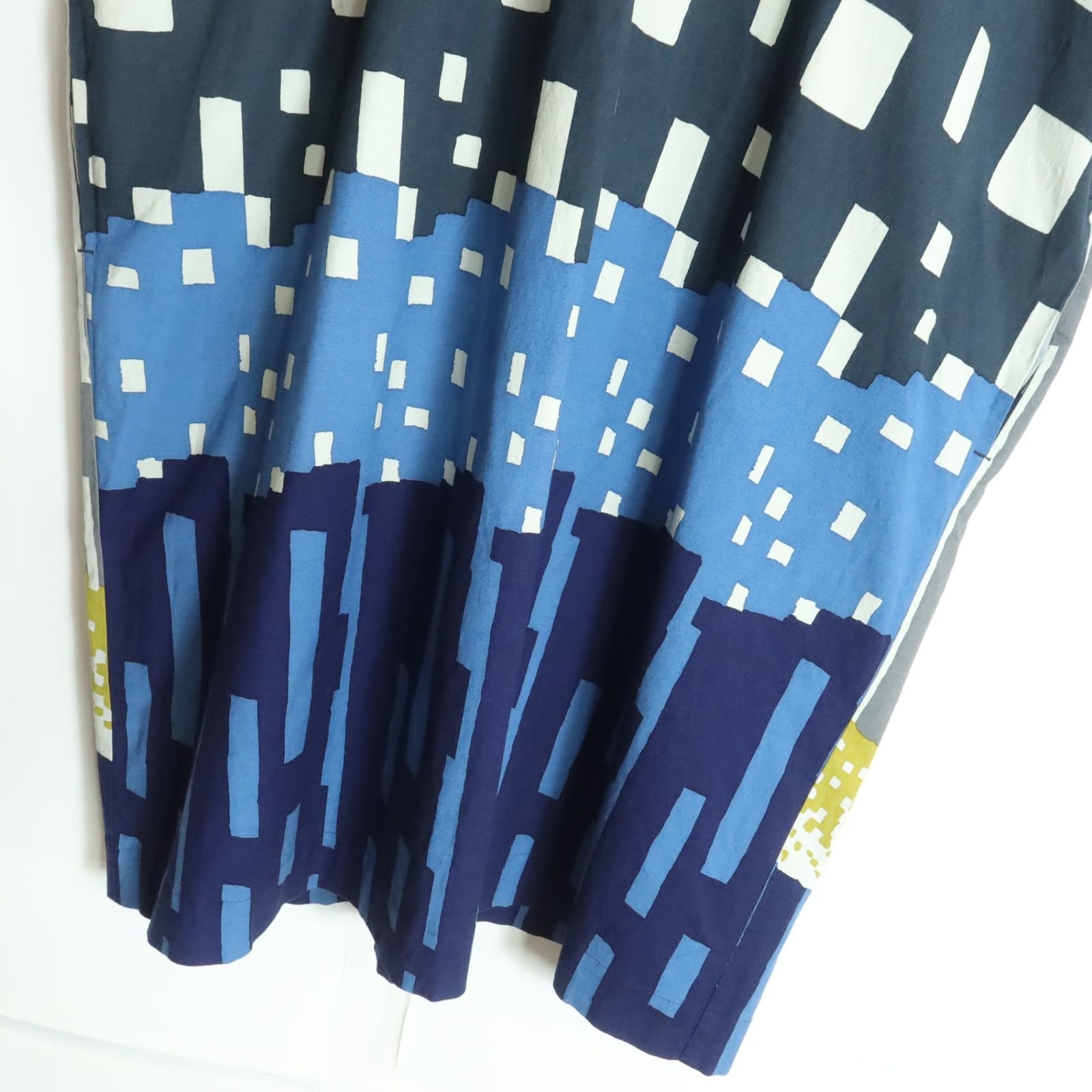美品】ソウソウ SOUSOU☆長方形衣 ワンピース 貫頭衣 フレンチ袖