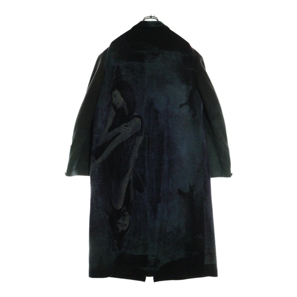 Yohji Yamamoto プールオムメンズ チェスターコート 黒 yohji yamamoto POUR HOMME（ヨウジヤマモトプールオム