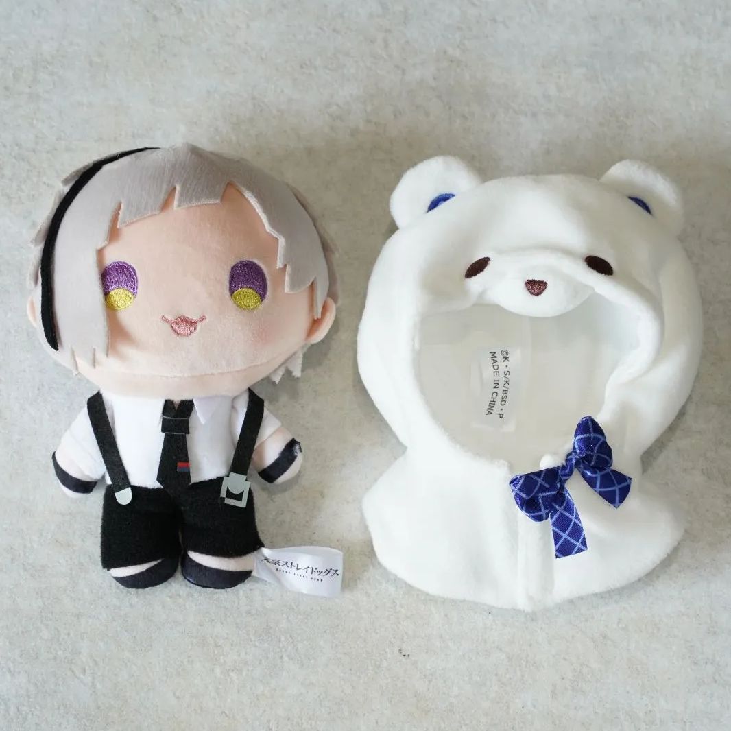 ぬいぐるみ等が当たる「文豪ストレイドッグス 着せ替えっこ