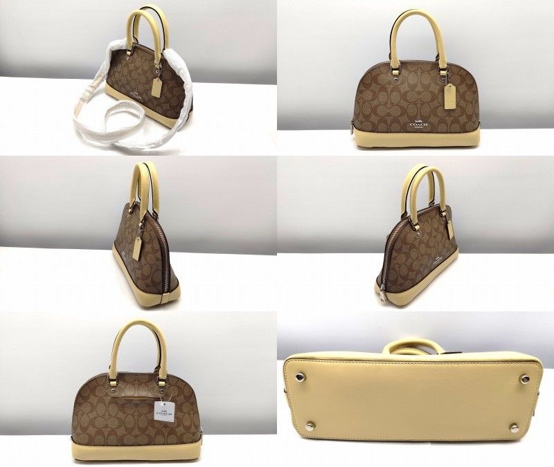 25k-275t【中古】COACH コーチ シグネチャー 2WAY ショルダー ハンドバッグ F27583 ブラウン ベージュ レディース 25k-275t【中古】COACH コーチ シグネチャー 2WAY ショルダー