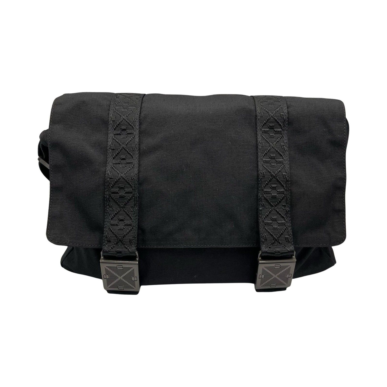 ボッテガヴェネタ BOTTEGAVENETA ショルダーバッグ ナイロン ブラック メンズ