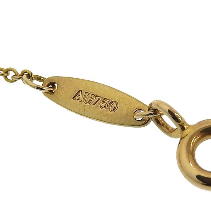 Tiffany & Co. ゴールドネックレス　バイザヤード ティファニー ダイヤモンドバイザヤードネックレス イエロー