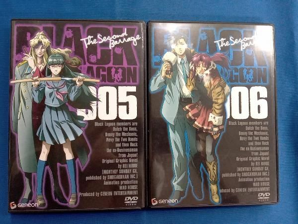 DVD 【※※※】[全6巻セット]BLACK LAGOON The Second Barrage 1~6
