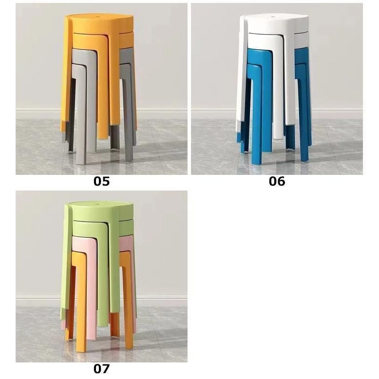 スツール 4脚セット 木製 丸椅子 高さ44cm イス （ 法人限定 椅子 木製スツール いす 丸イス チェア ） 北欧 シンプル スツール 木製 スタッキングスツール 4脚セット 天然木