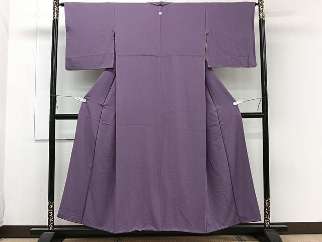 平和屋着物●上質な紬　色無地　深紫色  　正絹　逸品　未使用　CAAW8285yc 平和屋着物○上質な紬 色無地 深紫色 正絹 逸品 未使用 CAAU1968yc