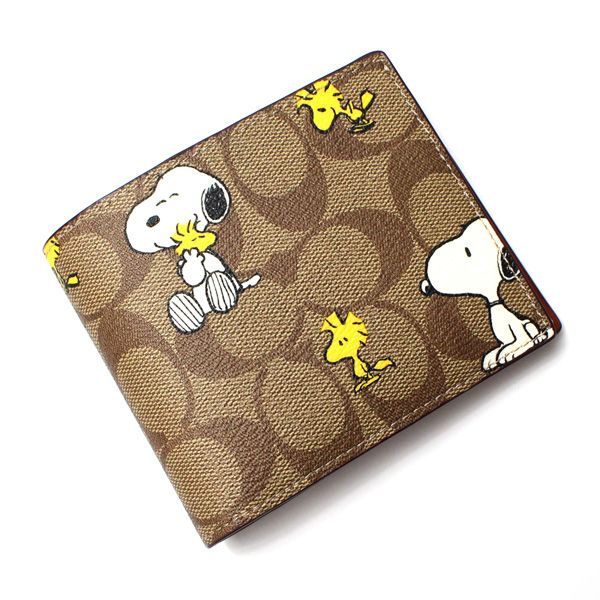 COACH コーチ COACH X PEANUTS 3-IN-1 ウォレット・シグネチャー