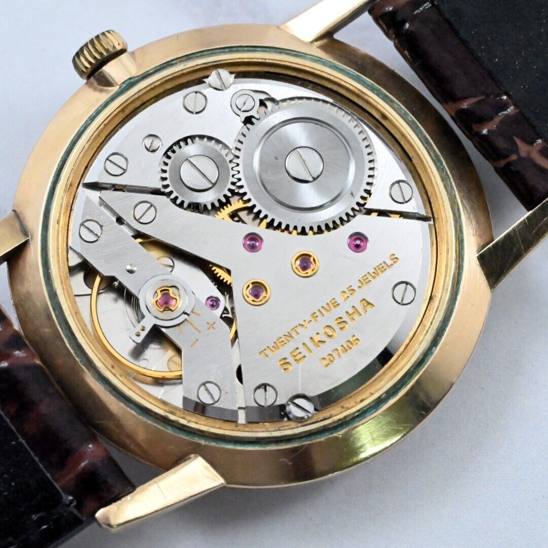 OH済 ヴィンテージ 1965 Seiko ゴールドフェザー Gold Feather 14KGF 
