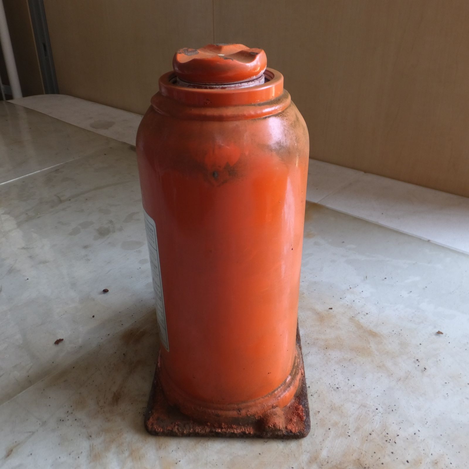 ◆マサダ 油圧ジャッキ MHK-15N 工具 15ton 15TON 15トン 15000kg 油圧式 だるま ダルマ オイル 点検 整備 自動車 車載 6 ◆