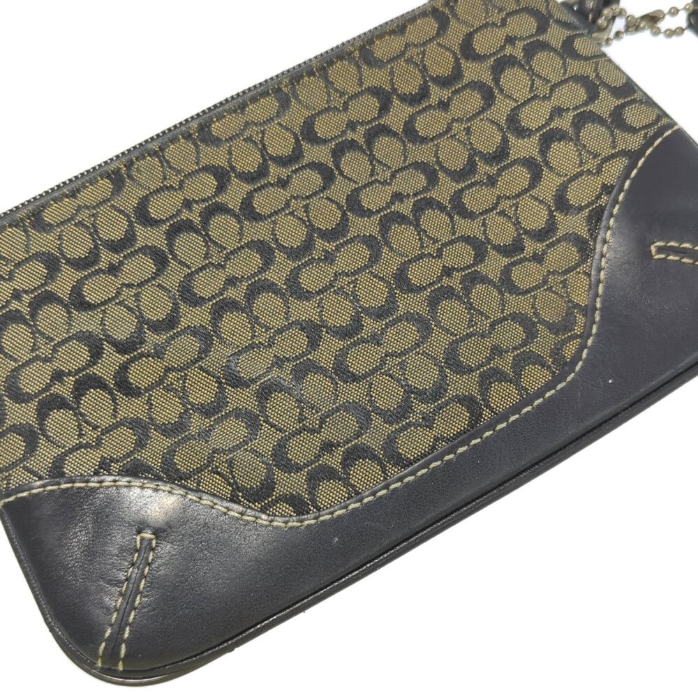 COACH コーチ ミニシグネチャー・キャンバス レザー
