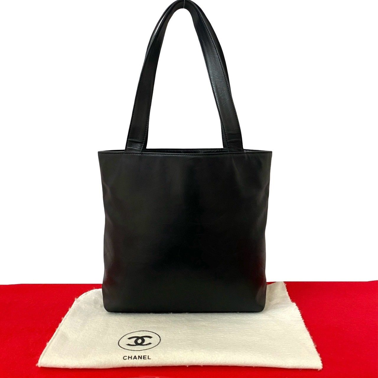 極 美品 袋付 シール有 5番台 CHANEL シャネル ココマーク 柄