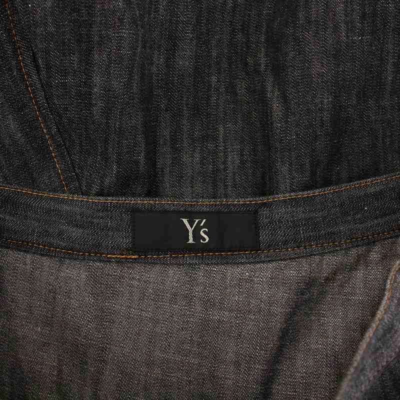 ワイズ Y's ヨウジヤマモト サルエルパンツ デニム 2 黒 グレー YG-P12