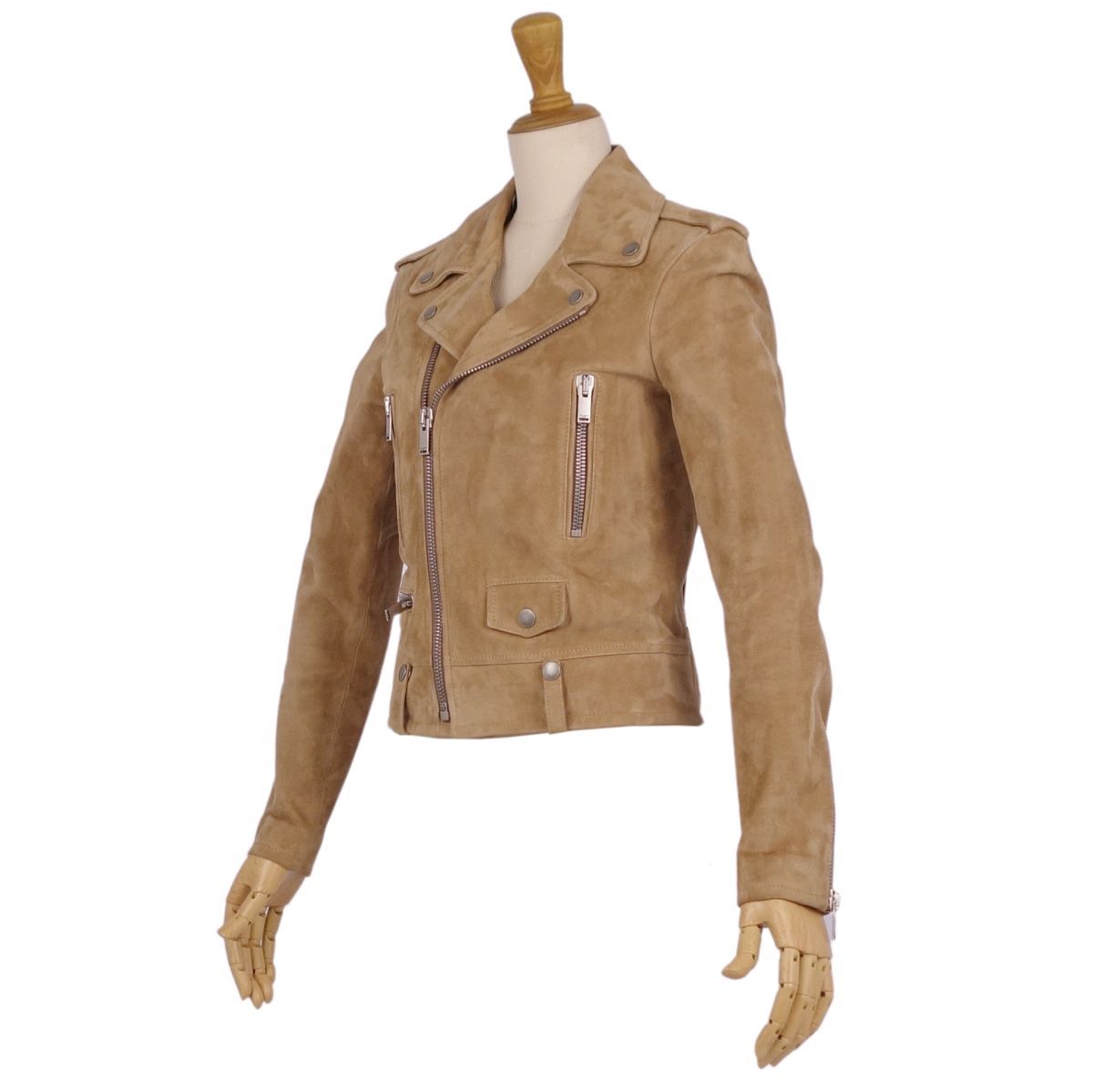 美品 サンローラン パリ SAINT LAURENT PARIS レザージャケッ - メルカリ