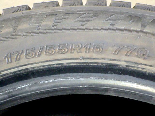SP634 F◆ ● 製造 約9部山●BS BLIZZAK VRX3●175 55R15●2本