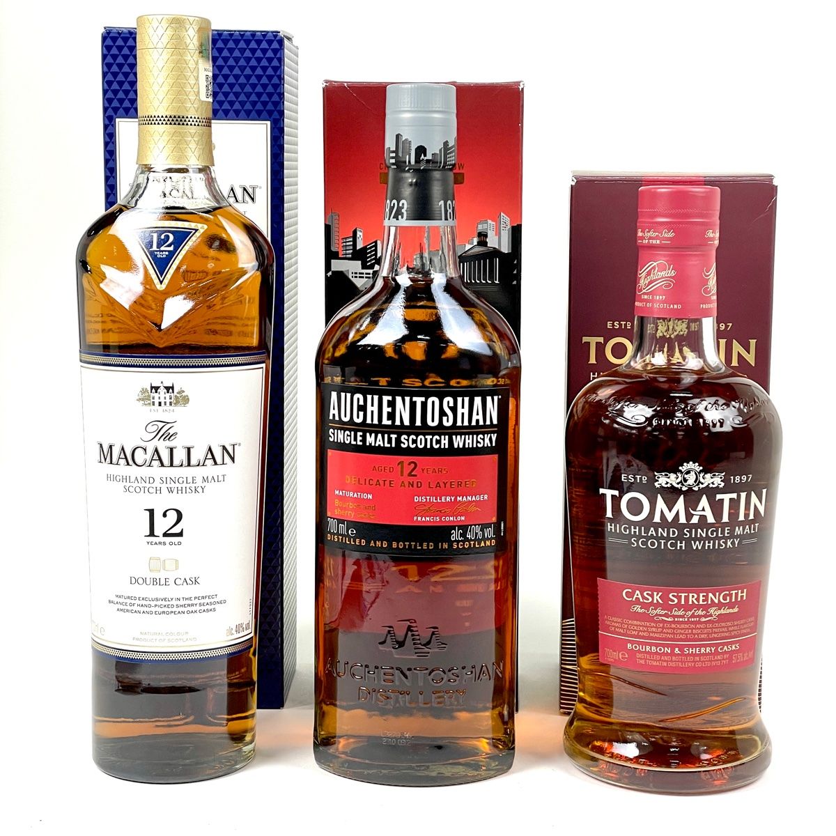 マッカラン - 3本セットザマッカラン12年 シェリーオークカスク Amazon