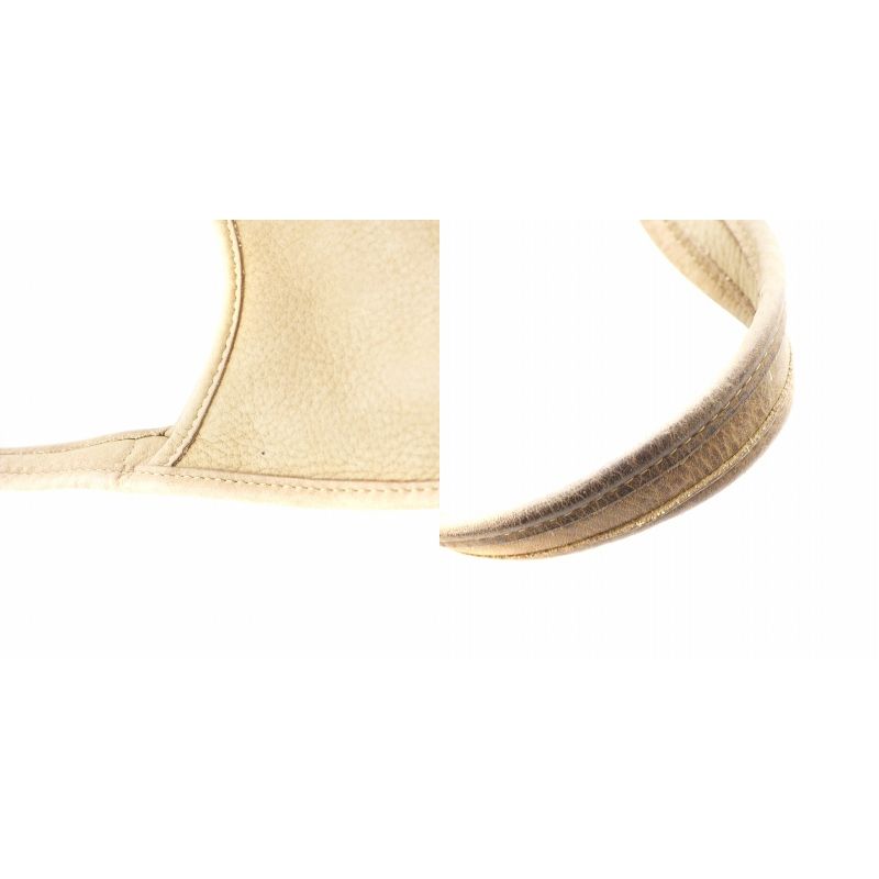 コーチ COACH エルゴ ヌバック ハンドバッグ スエード ベージュ 4399  