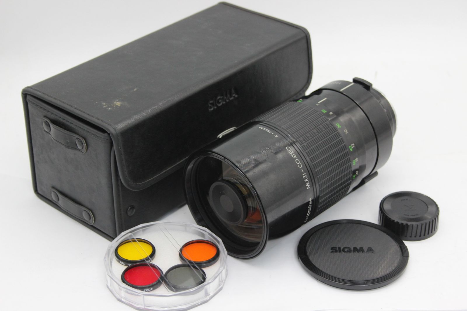 訳あり品】 シグマ Sigma Mirror-Telephoto 1000mm F13.5 Multi-Coated 前後キャップ ケース付き ニコンマウント  ミラーレンズ s6619 - メルカリ