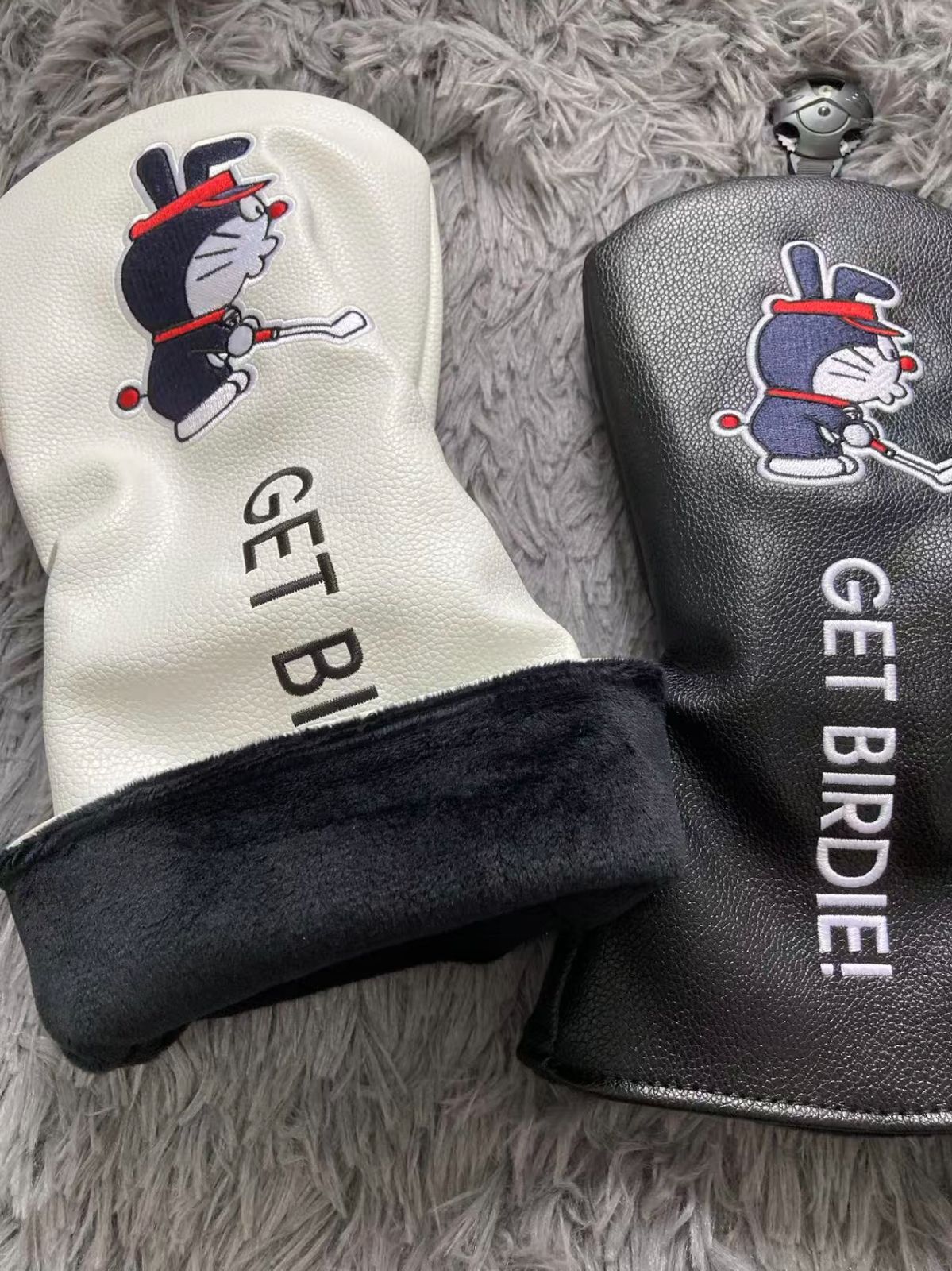 ゴルフ ヘッドカバー ドラえもん バンクシー 3個セット GET BIRDIE