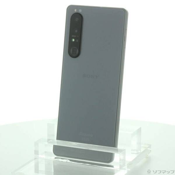 中古品〕 Xperia 1 III 256GB フロストグレー SO-51B docomo