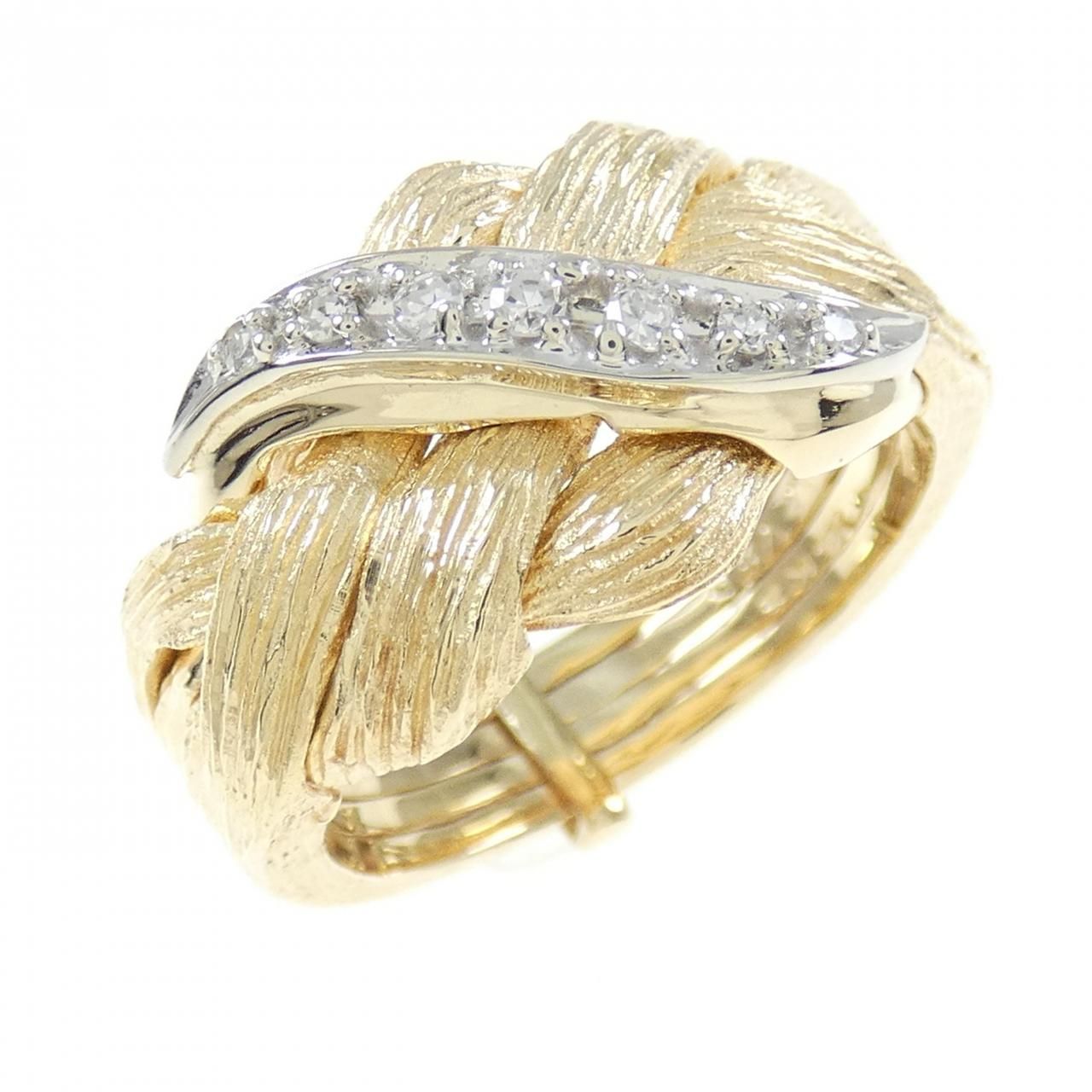 14KYG/14KWG ダイヤモンド リング - メルカリ 