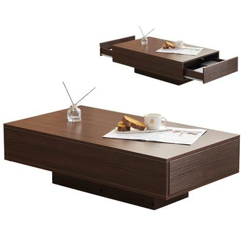 数量 インテリア ブラウン 木製 幅100×奥行き55 引き出し付き 収納付き リビングテーブル ローテーブル オーエスジェイ OSJ