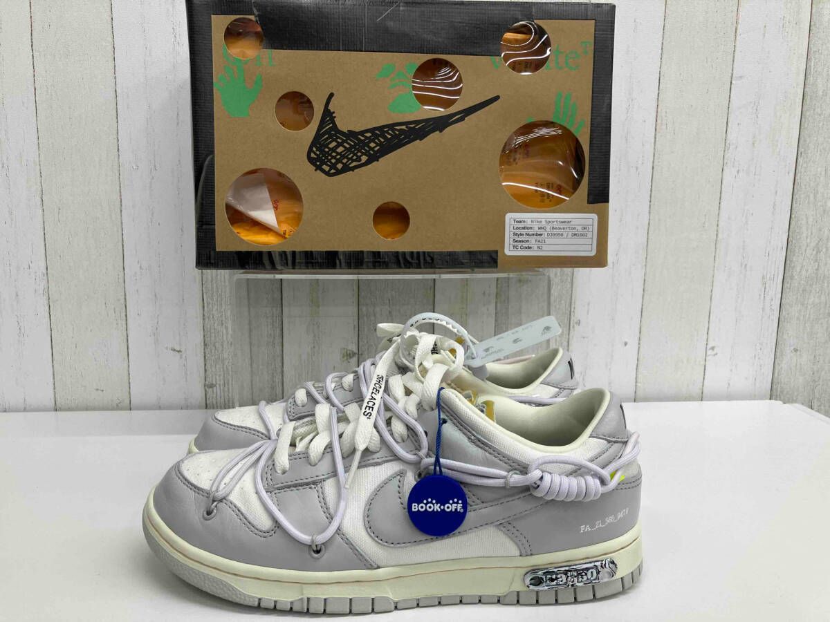 鑑定済み・箱・黒タグ付】OFF-WHITE×NIKE DUNK LOW 1 OF 50 “49 