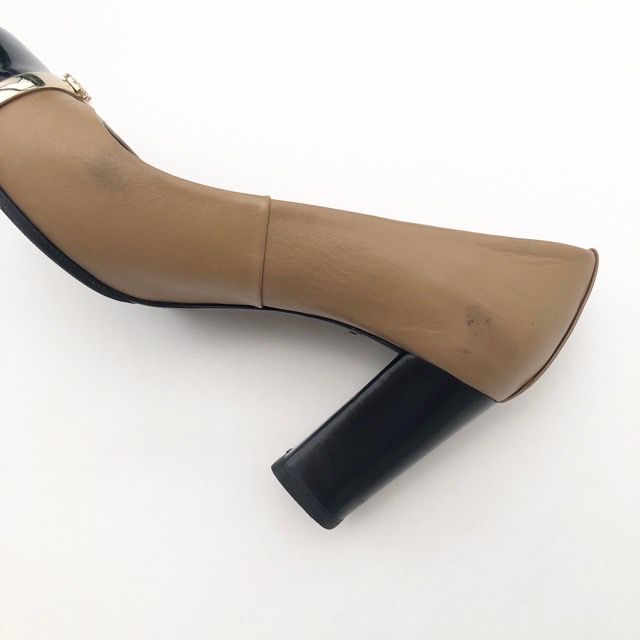TORY BURCH トリーバーチ キャップトゥパンプス ベージュ 24cm