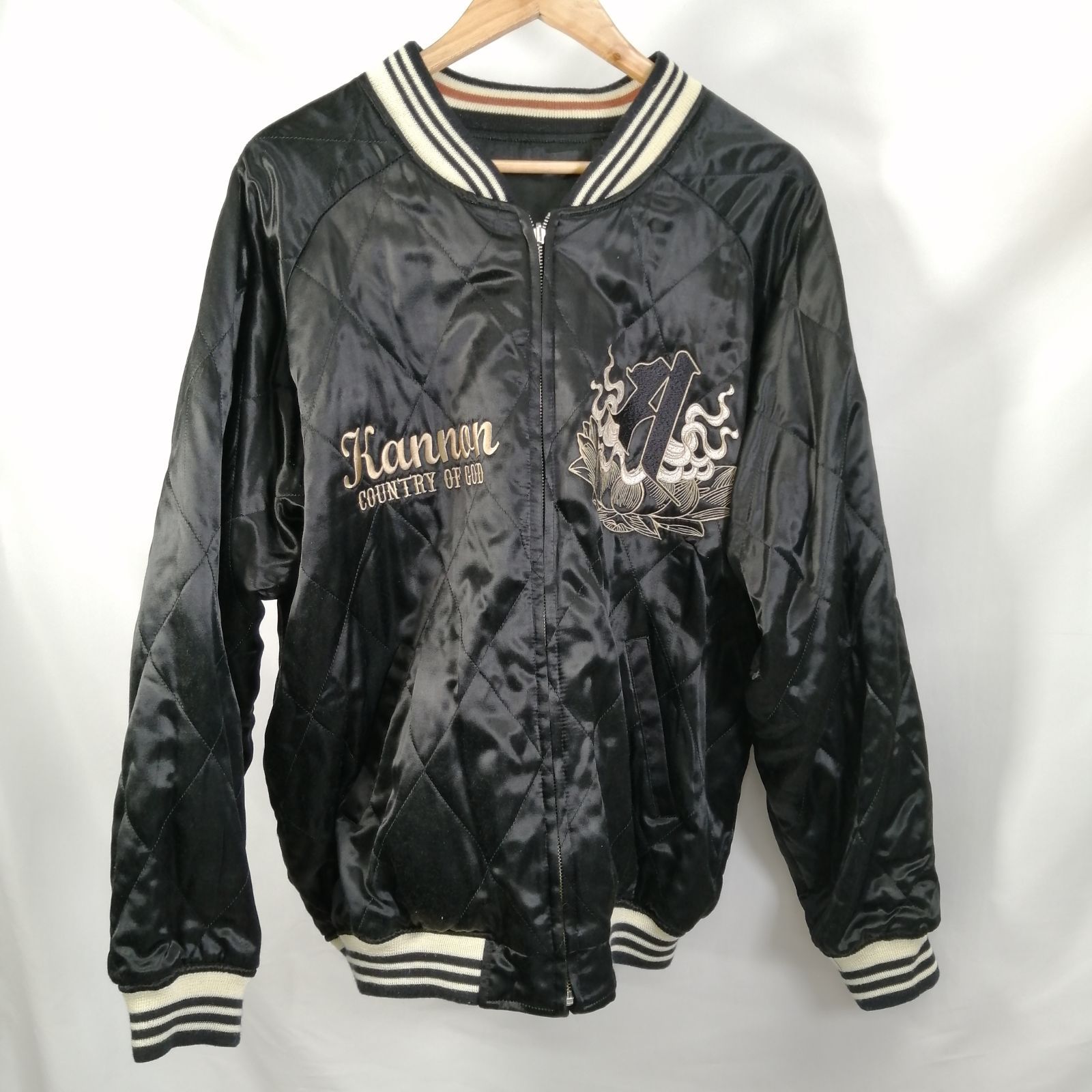 爆烈爛漫娘⭐︎バクレツランマンムスメ⭐︎スカジャン スカジャン/--/コットン/BLK 爆裂爛漫娘◇バクレツランマン