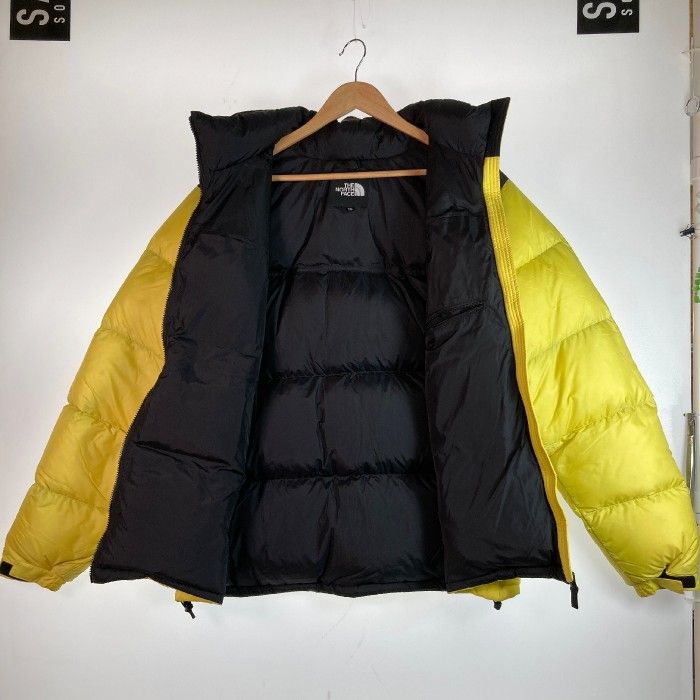 THE NORTH FACE ヌプシジャケット S イエロー　US規格 ☆THE NORTH FACE NUPTSE JACKET ノースフェイス ヌプシ