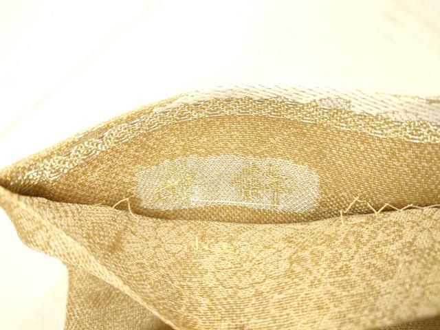 平和屋着物○六通柄袋帯 華飾 金銀糸 正絹 逸品 DAAX8715cm