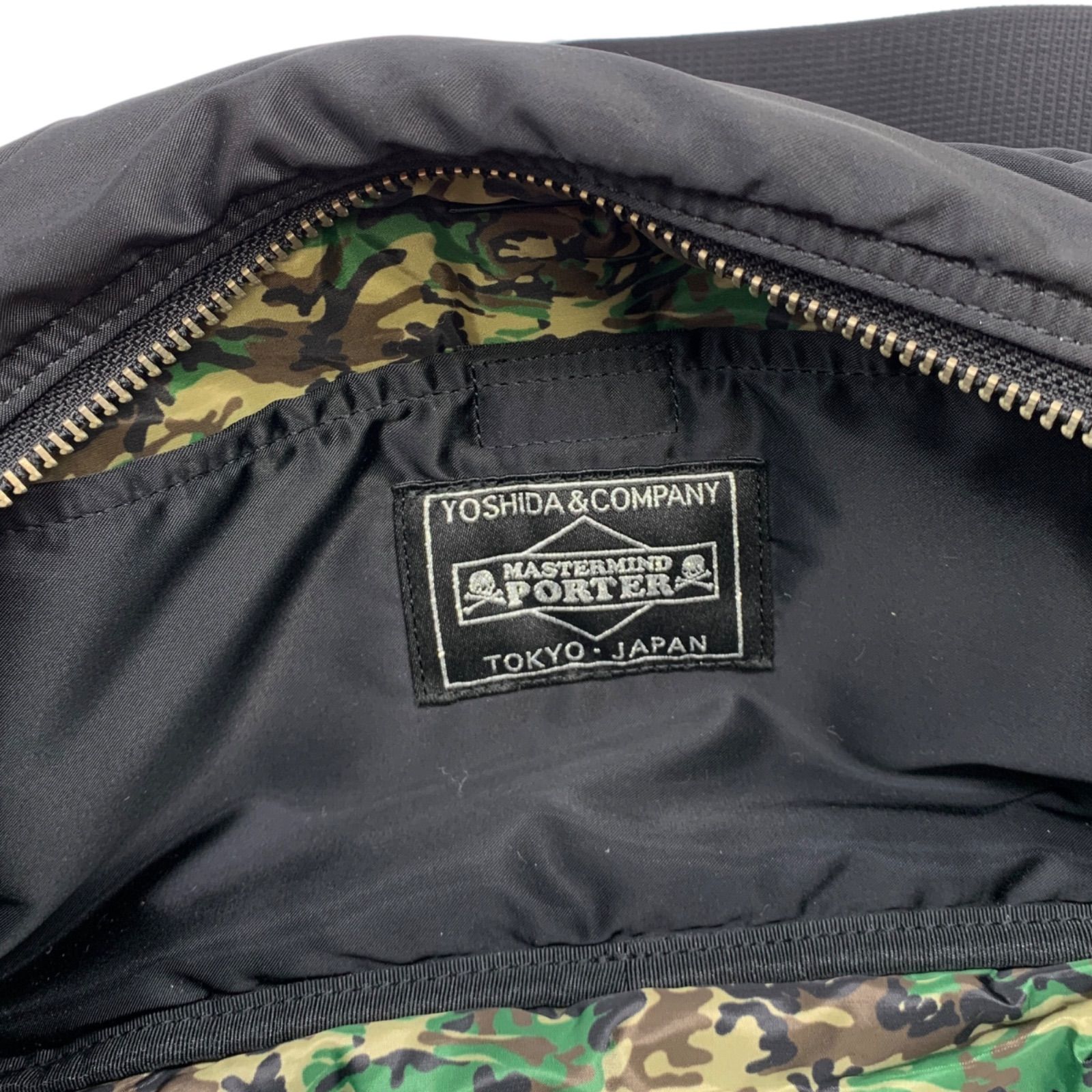 ♪0359 MASTERMIND×PORTER ナイロン ボディバッグ - メルカリ