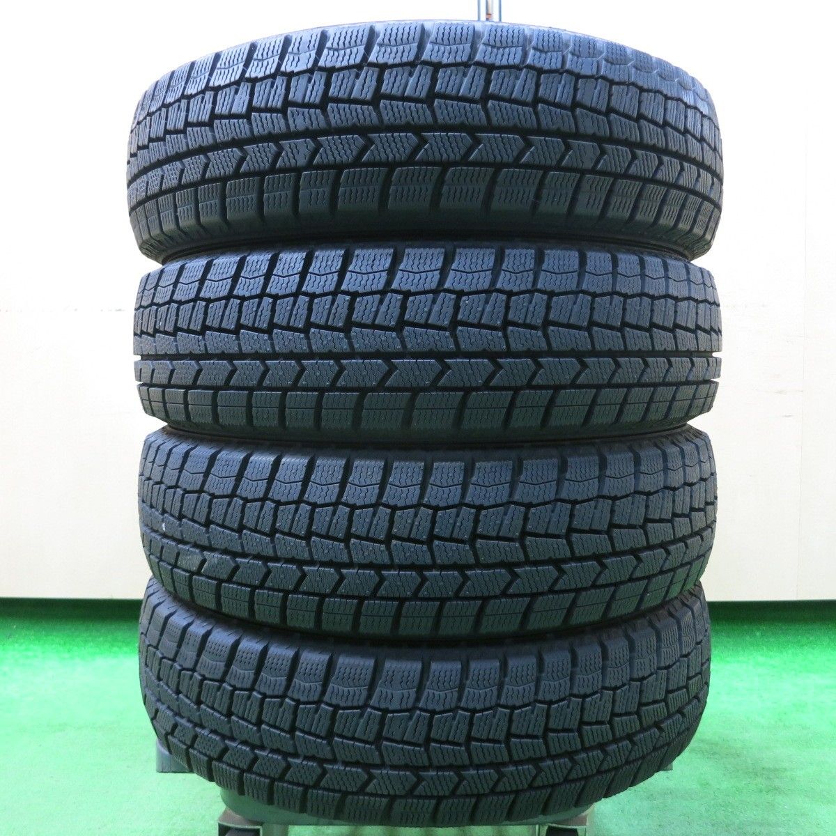 送料無料*バリ溝！21年！ほぼ10分☆スタッドレス 155/65R14 ダンロップ ウインターマックス WM02 タイヤ 14インチ タント ムーヴ  スペーシア等☆4013102イスタ - メルカリ