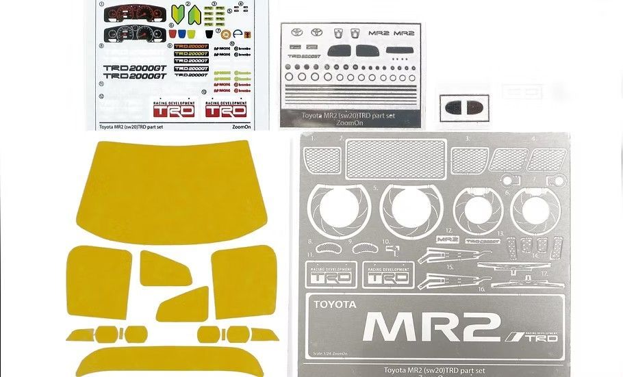  ZoomOn Z 168 1 24 トヨタ MR 2 SW 20 Ver パーツセット フジミ用 その他 自動車