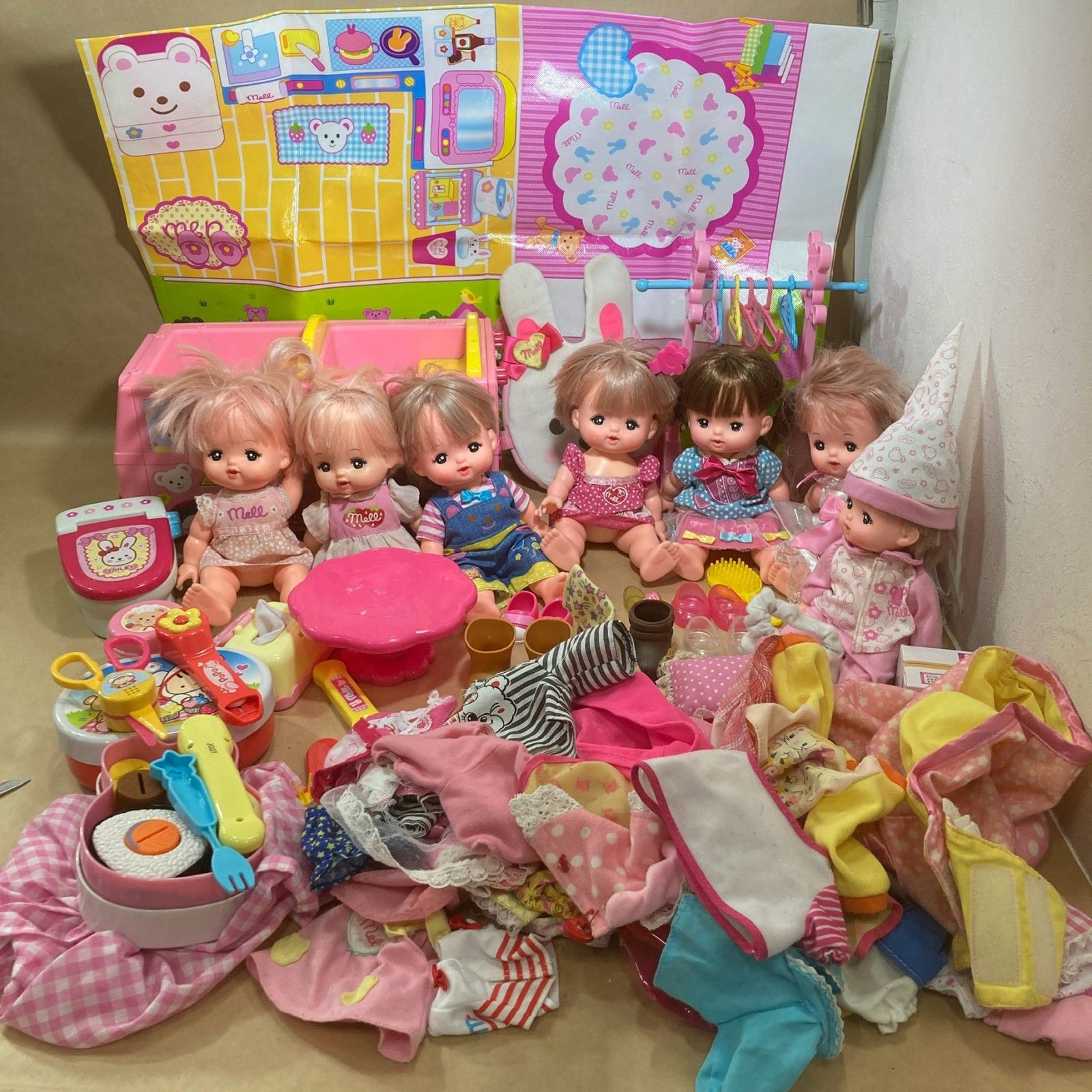 ジャンク ぽぽちゃん 4体 まとめて ジャンク ぽぽちゃん 人形