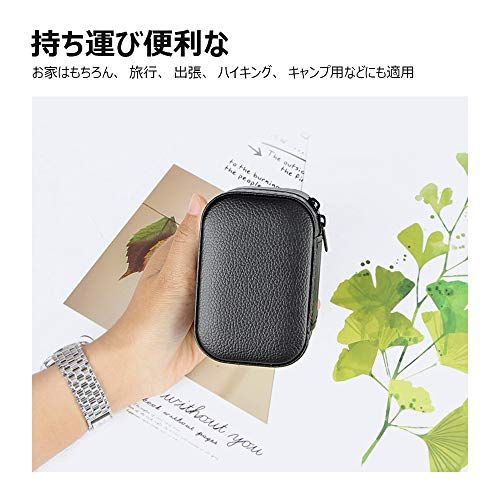 人気定番，安い 1130-51黒 Whatna 本革 時計ケース 1本 腕時計 収納ボックス インタリア用 高 級 厚手レザー 防水 耐衝撃 収納ケース時計携帯 旅行出張持運び ブラウン 黒 (1130-51黒)