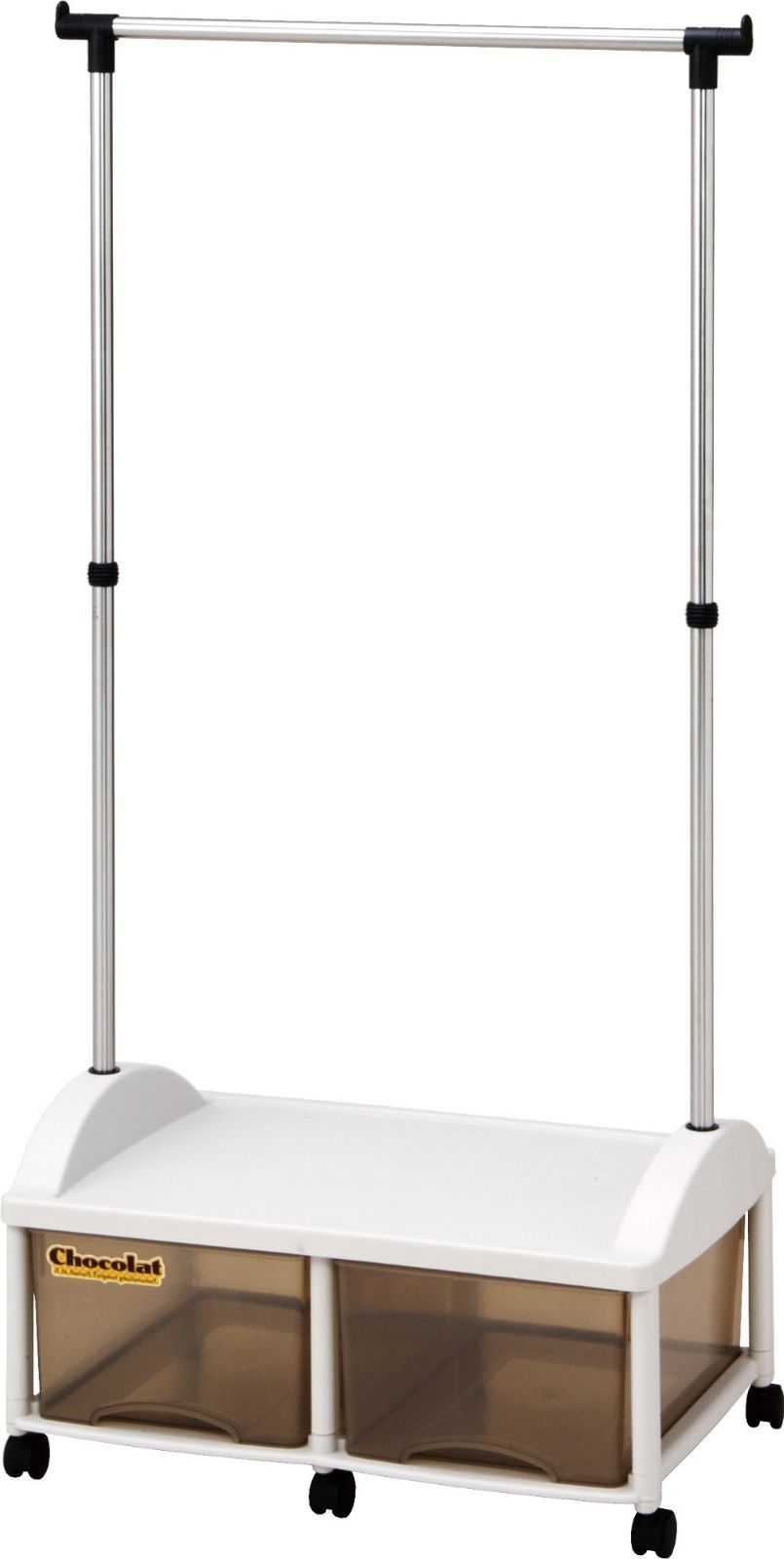 在庫 和泉化成 ショコラ ハンガーボックス2W型キャスター付 66×44.5×高140cm