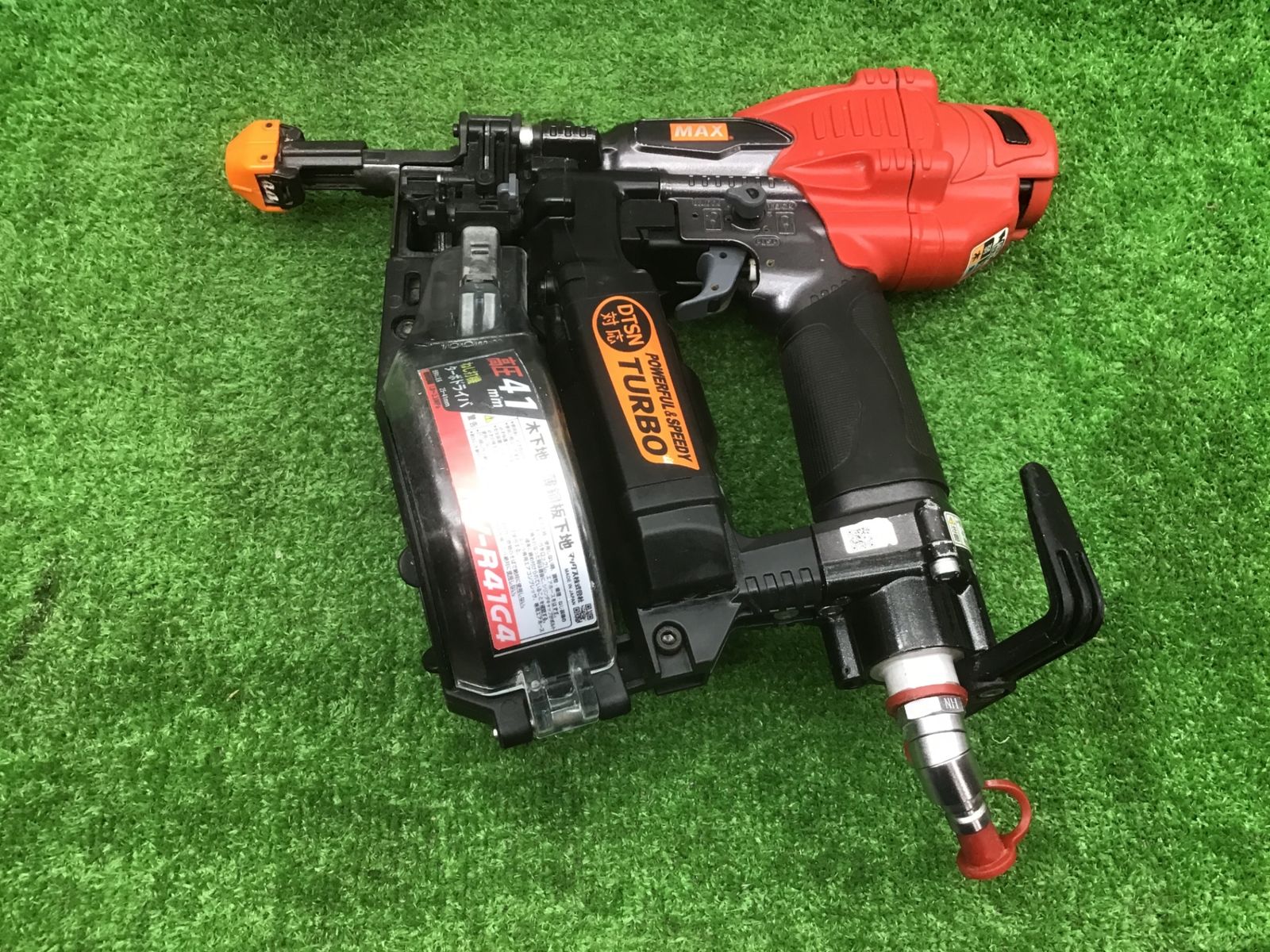動作品 マックスMAX♪高圧エアネジ打ち機♪HV-R41G4-G♪ケース付き♪アクトツール富山店♪C