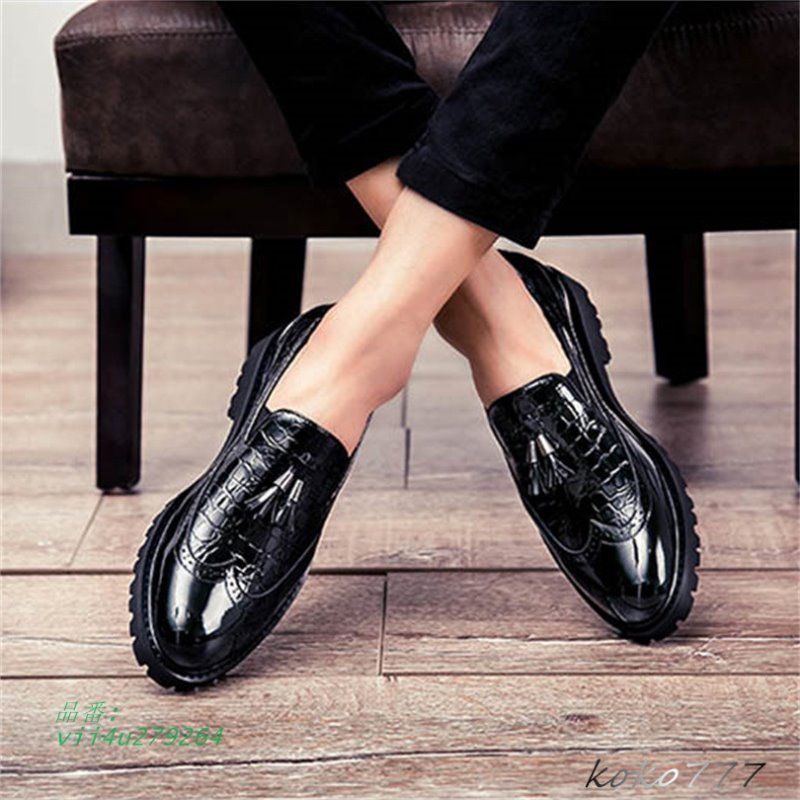 紳士靴 メンズ 革靴 ローファー ビジネスタッセルスリッポン パーティー 仕事 イベント 通勤 オックスフォード男子皮靴 発表会 カジュアル xzdspjq