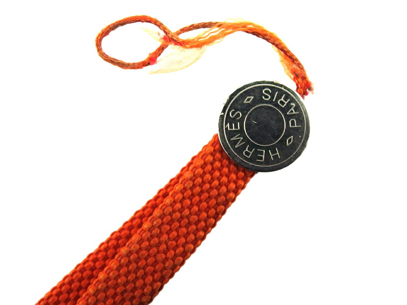 エルメス HERMES ストラップ セリエ イプソPM オレンジ シルバー