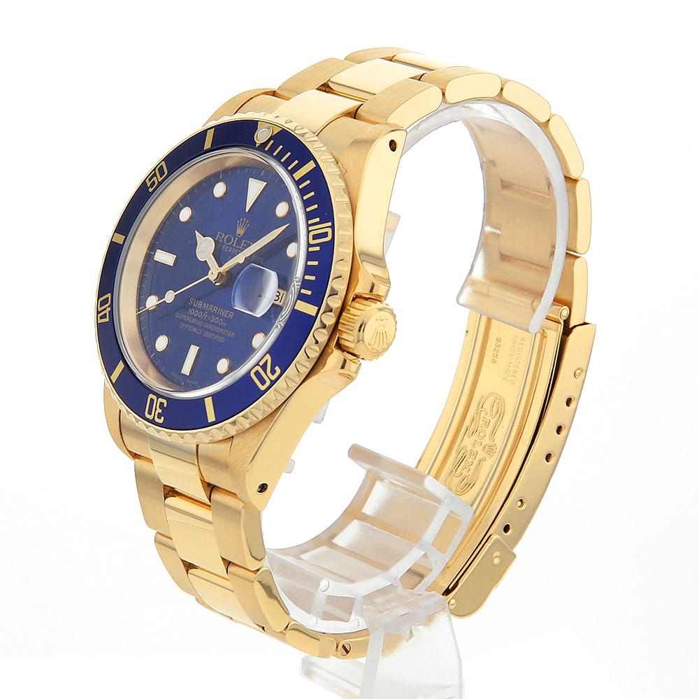 ロレックス サブマリーナ デイト 16618 ブルー A番 中古 メンズ - メルカリ
