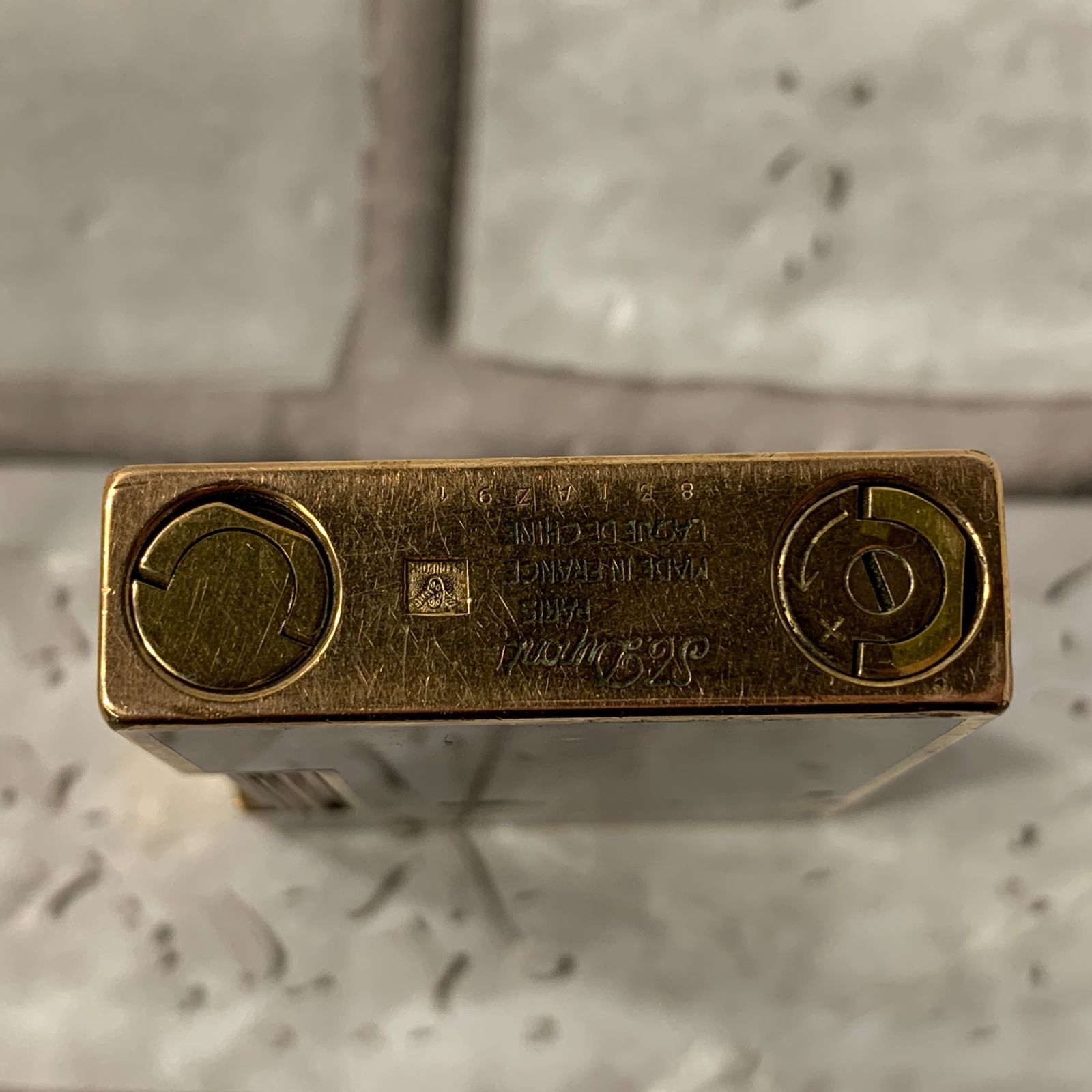 Dupont デュポン ガスライター マグマ柄 本体のみ 現状品 NMO8-049-07 